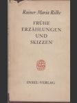 Frühe Erzählungen und Skizzen - náhled