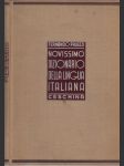 Novissimo Dizionario dela lingua italiana - náhled