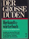 Der grosse Duden herkunfts wőrterbuch - náhled