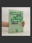 Literatura pro 4. ročník středních škol. Pracovní sešit - náhled