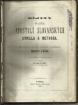 Dějiny svatých apoštolů slovanských Cyrila a Methoda - náhled
