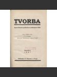 Tvorba, roč. II./1927 (List pro literární, politickou a uměleckou kritiku) - náhled