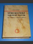 Německo-český tématický slovník pro konverzaci, tlumočení a překlad - náhled