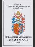 Genealogické a heraldické informace 2021 - náhled