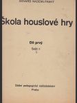 Škola  houslové  hry - díl prvý -sešit 2 - náhled