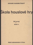 Škola  houslové  hry - díl prvý -sešit 4 - náhled