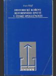 Historické kořeny reformního hnutí v české společnosti - náhled