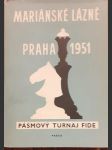 Mariánské  lázně -praha -1951 -pásmový turnaj fide - náhled