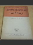 Archeologické rozhledy Ročník V. č. 2. 1953 - náhled