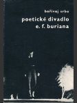 Poetické divadlo e. f. buriana - náhled