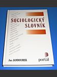 Sociologický slovník - náhled