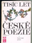 Tisíc let české poezie  3  sv. - náhled