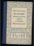 Slovník francouzsko-český a česko-francouzský - náhled