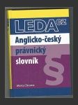 Anglicko-český právnický slovník - náhled