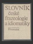 Slovník české frazeologie a idiomatiky - Přirovnání - náhled