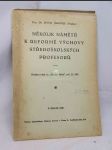 Několik námětů k reformě výchovy středoškolských profesorů - náhled