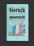 Slovník francouzsky píšících spisovatelů - náhled