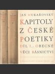 Kapitoly z české poetiky. - náhled