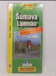 Šumava - Lipensko 1:75000, Velká cykloturistická mapa - cyklotrasy, turistická značení - náhled