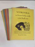 Vitrinka - na krásné knihy, vazby a jiné hezké věci ročník III 1925-1926, čísla 1-6 - náhled