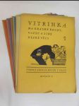 Vitrinka - na krásné knihy, vazby a jiné hezké věci ročník V 1927-1928, čísla 1-6 - náhled