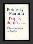 Dopisy domů: Z korespondence do Poličky - náhled