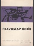 Pravoslav Kotík - podpis - Katalog výstavy 1958 - náhled