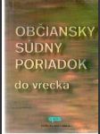 Občiansky súdny poriadok do vrecka - náhled