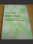 Spříznění volbou? Homogamie a heterogamie manželských párů v České republice. - náhled