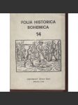 Folia Historica Bohemica 14 (Sborník studií) - náhled