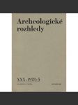 Archeologické rozhledy, ročník XXX - 1978, sešit 5 (archeologie) - náhled