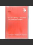 "Dresdener Beiträge zur Geschichte der Technikwissenschaften". Heft 11, 1986 [vědecký časopis, č. 11, 1986] - náhled