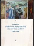 Slovník českých a slovenských výtvarných umělců 1950-1999 - náhled