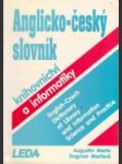 Anglicko-český slovník knihovnictví a informatiky - náhled