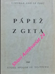 Pápež z geta - legenda rodu pier leone - le fort gertrud von - náhled