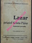 Lazar, priatel krista pána - historická poviedka - copus j.e. - náhled