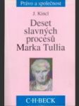 Deset slavných procesů Marka Tullia - náhled