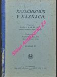 Katechizmus v kázňach - sväzok iv - baráczius jozef - náhled