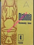 Diakonia - slovenský kňaz 4 / 1980 - náhled