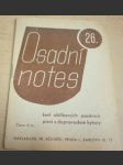 Osadní notes 26. Šest oblíbených osadních písní s doprovodem kytary - náhled