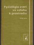 Fyziológia zveri vo vzťahu k prostrediu - náhled