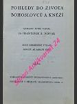 Pohledy do života bohoslovců a kněží - novák františek xaver - náhled