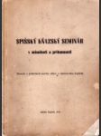 Spišský kňazský seminár v minulosti a prítomnosti - náhled