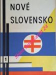 Nové slovensko - ročník i. - číslo 1 - náhled