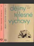 Dějiny tělesné výchovy I.-II. - náhled