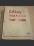 Základy marxismu-leninismu - náhled