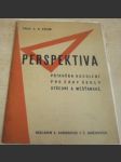 Prspektiva. Příručka kreslení pro žáky školy střední a měšťanské - náhled