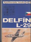 Delfín L-29 - vystřihovánka letadla - náhled