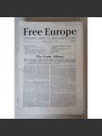 Free Europe. Fortnightly Review of International Affairs. Vol. 5 and 6, No. 56-81, January 2-December 18, 1942 [londýnský exil za 2. světové války, druhá světová válka, spojenecká politika, Spojenci, antifašismus] - náhled