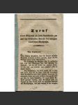 Zuruf eines Böhmen an seine Landsleute zur Zeit der drohenden Gefahr der morgenländischen Brechruhr [1831; cholera; epidemie; úplavice; prevence] - náhled